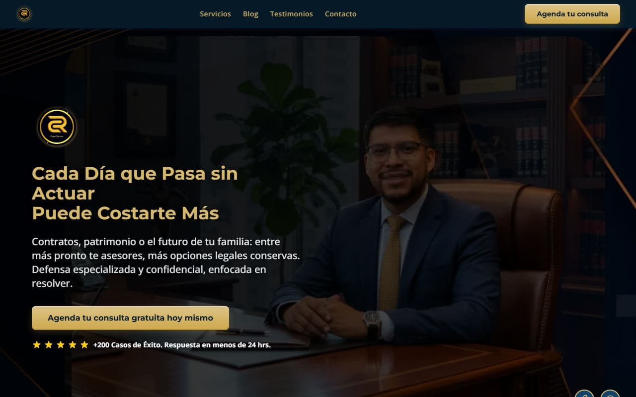 Captura de Consultoría Legal Ramos