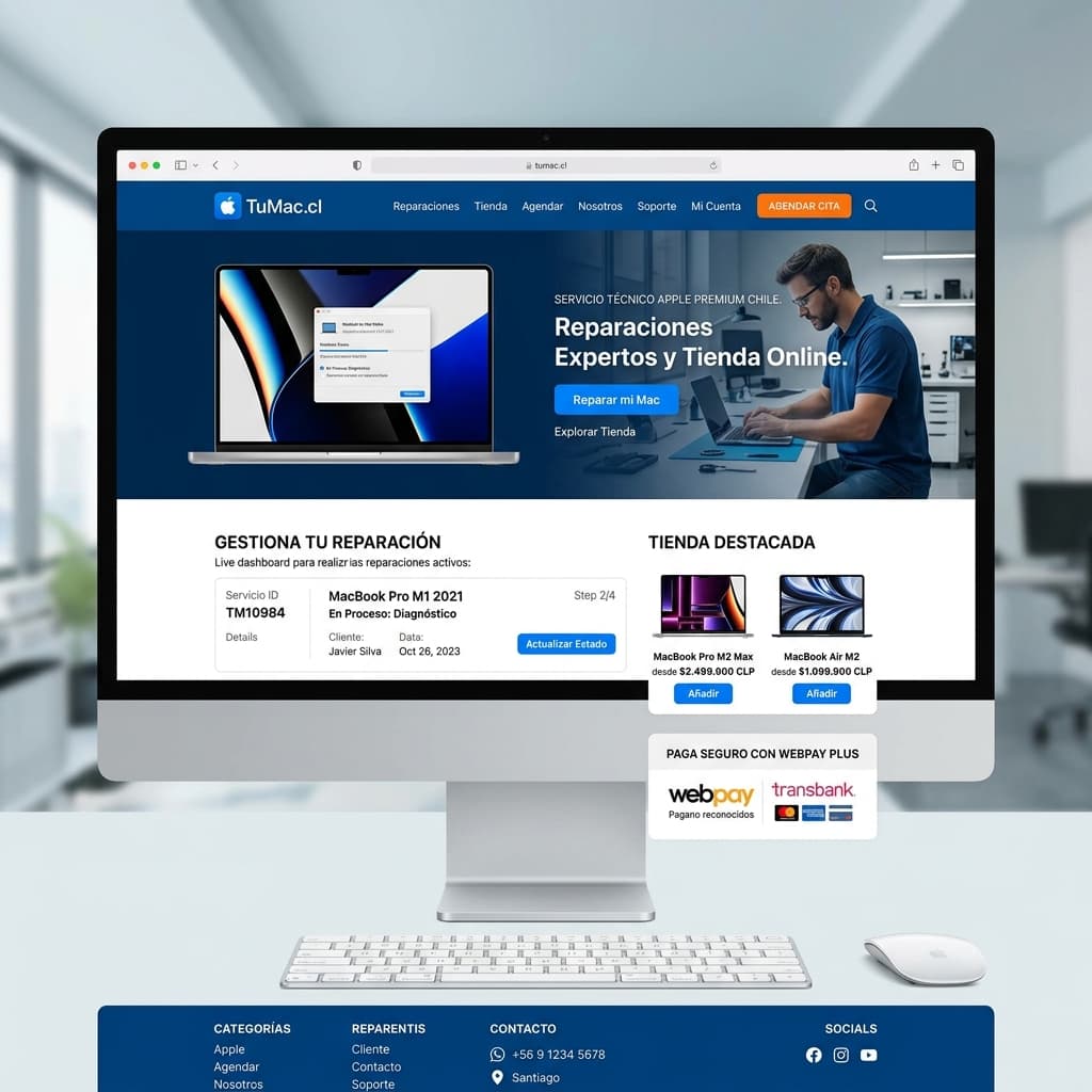 E-commerce y Soporte Apple en Chile